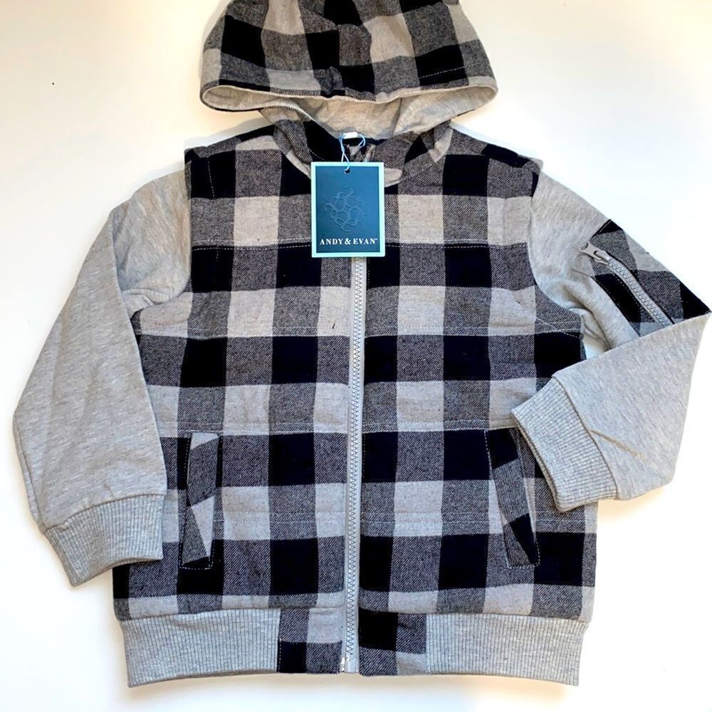 🔥ANDY & evan jacket kids sz 3 New hoodie sweater